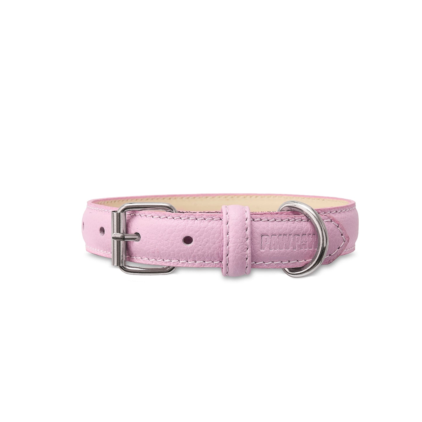 Light Pink Leather Collar