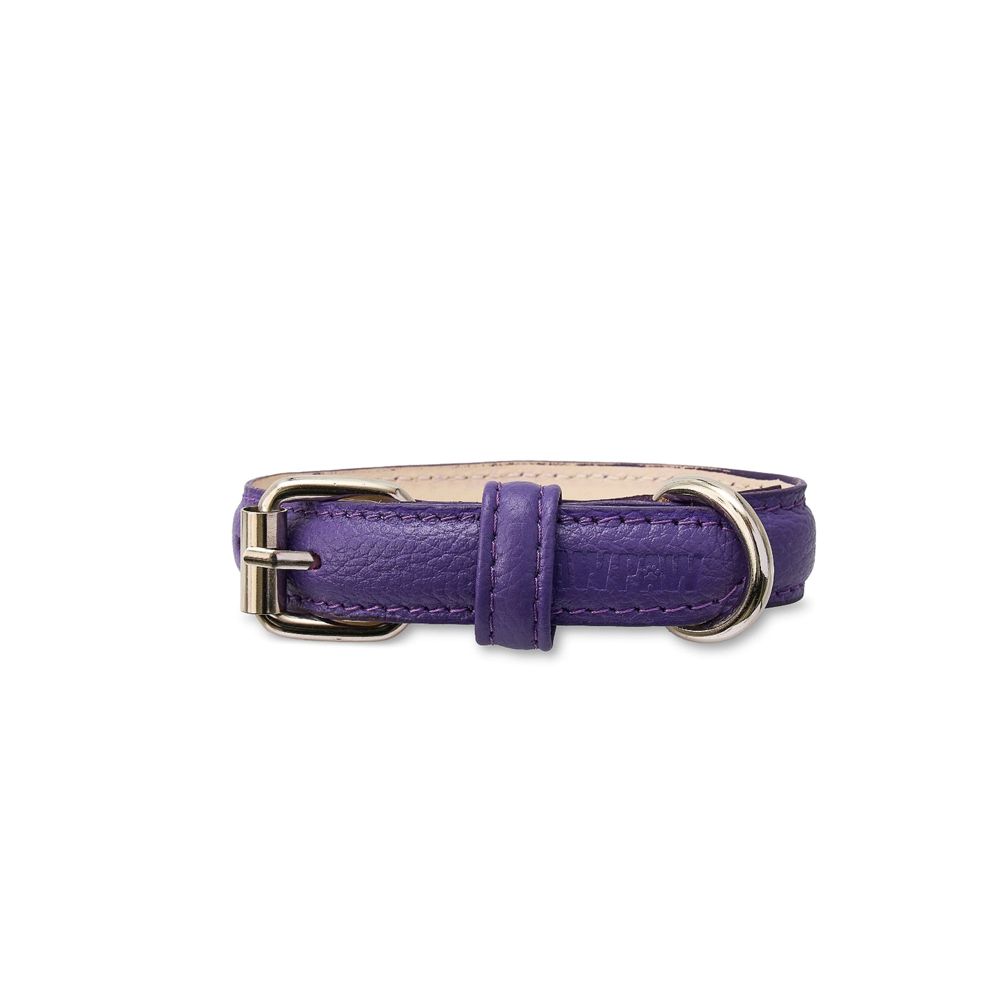 Purple Leather Collar