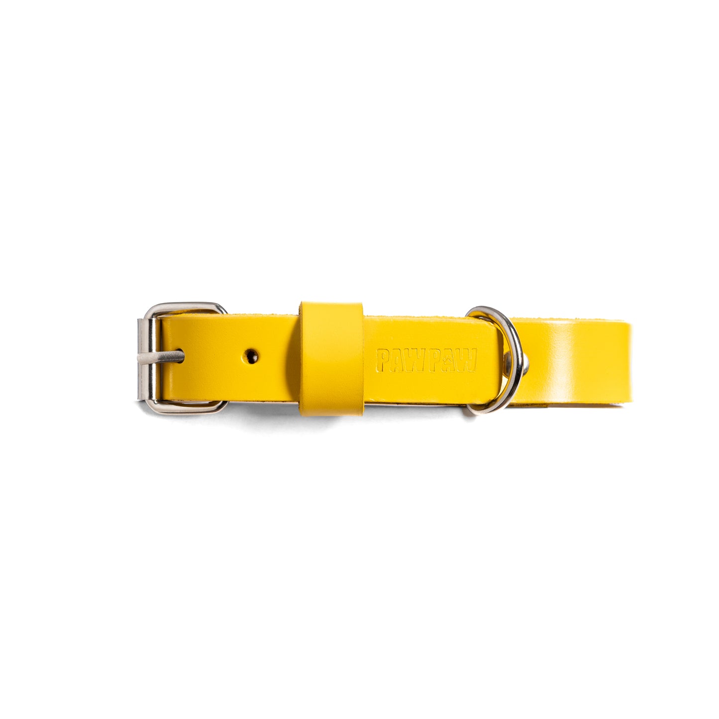 Yellow Leather Collar