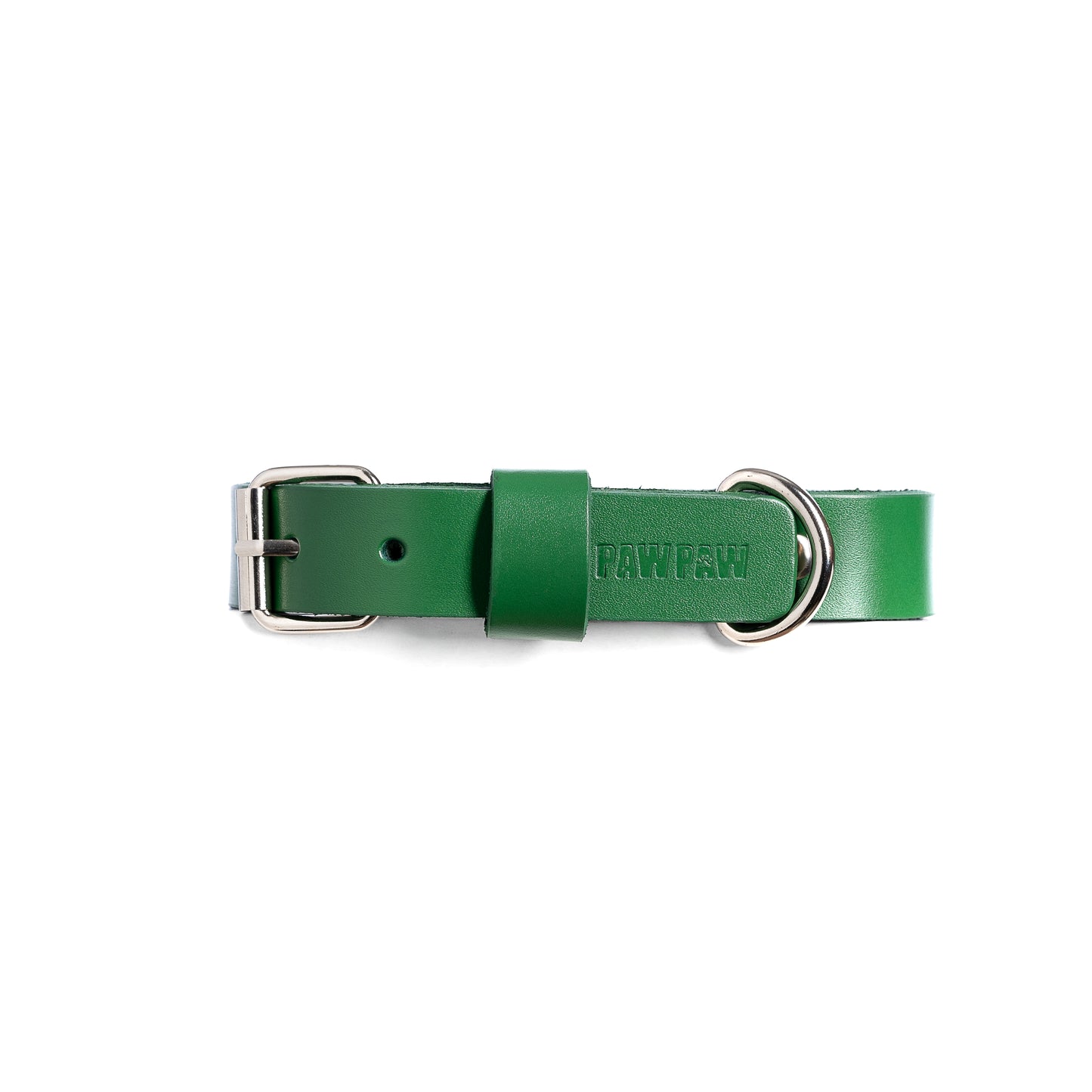 Green Leather Collar