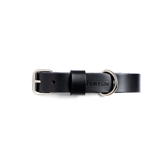 Black Leather Collar
