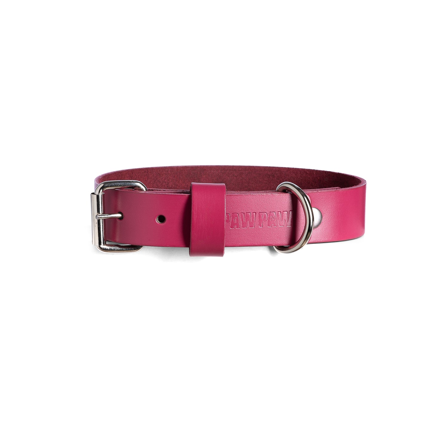 Pink Leather Collar