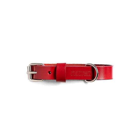 Red Leather Collar