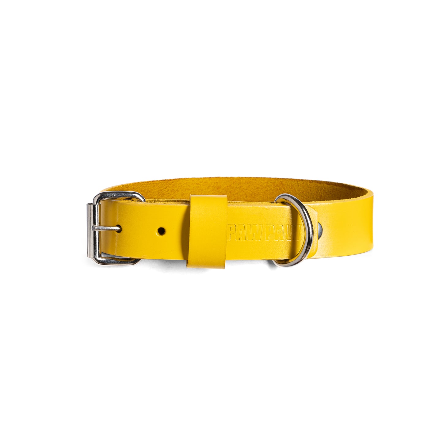 Yellow Leather Collar