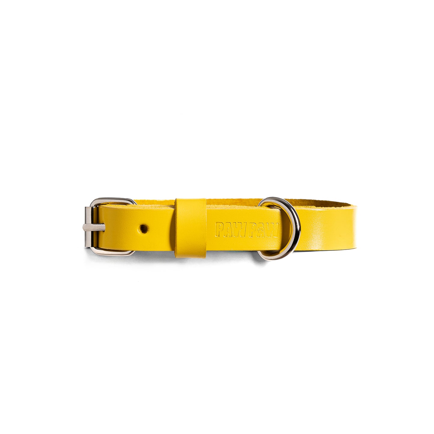 Yellow Leather Collar