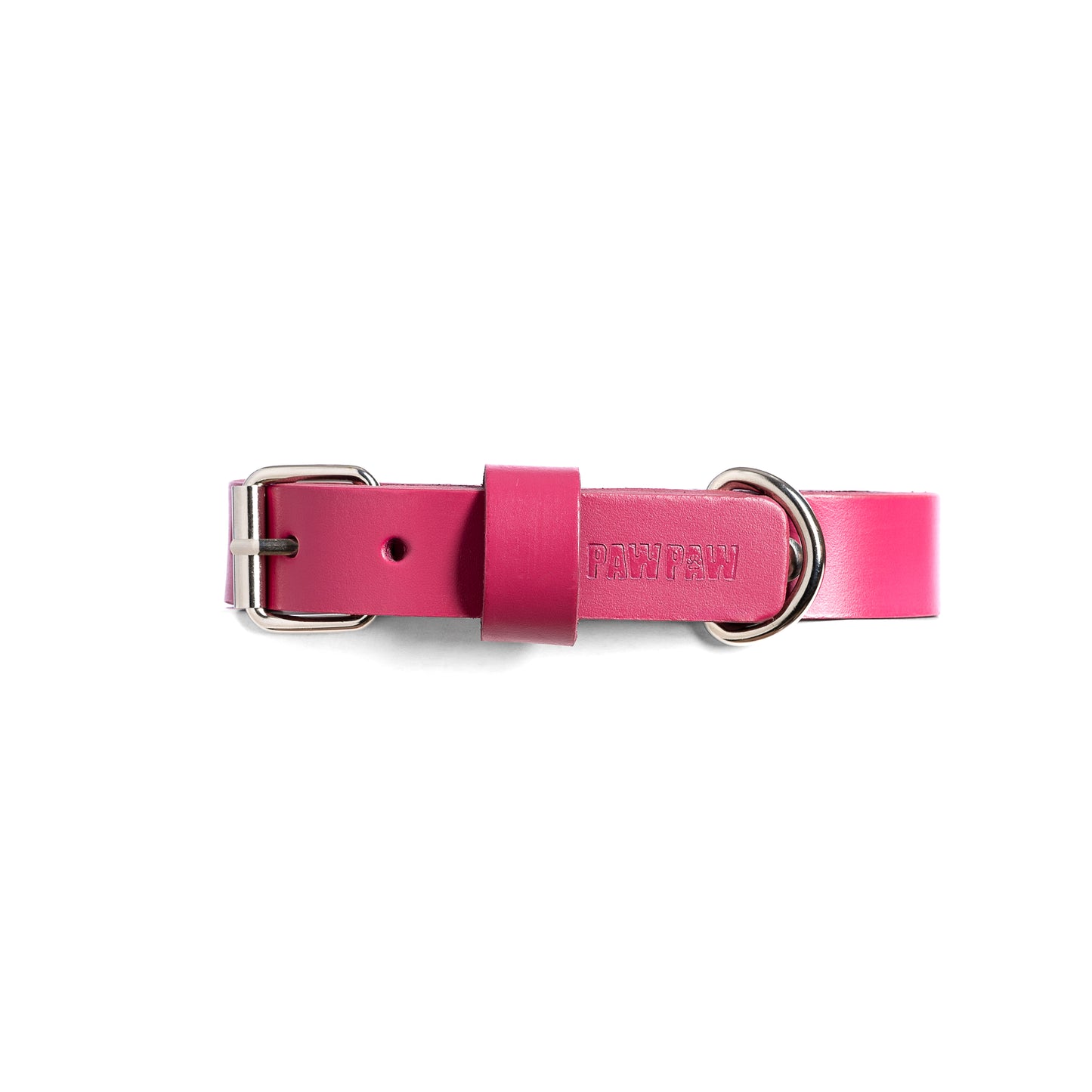 Pink Leather Collar