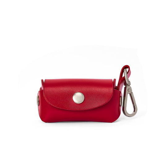 Red Poo Bag Holder